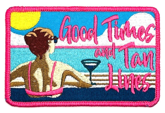 Good Times And Tan Lines Patch