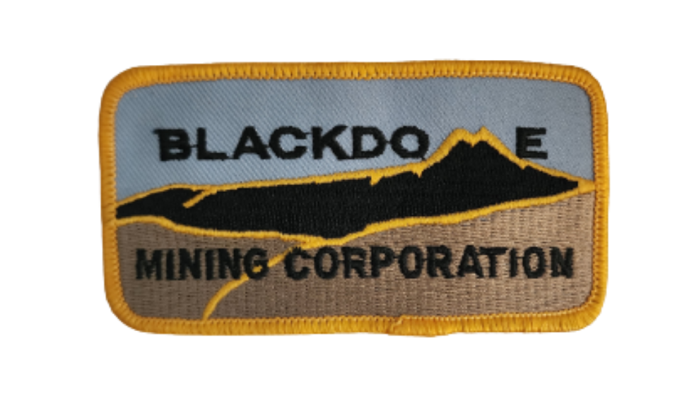 Original Vintage Blackdome Mining Patch