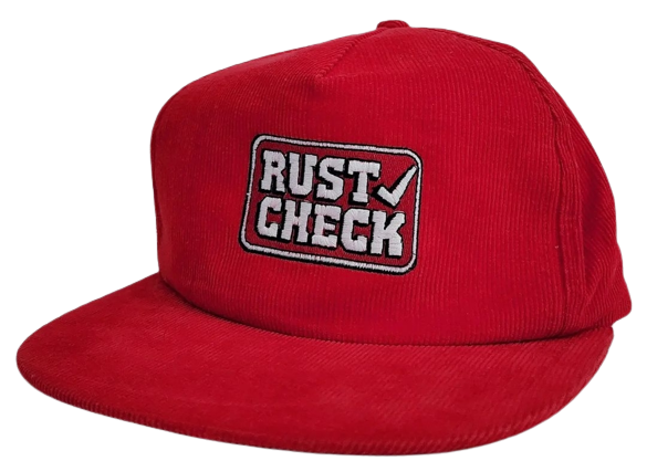 Original Vintage Rust Check